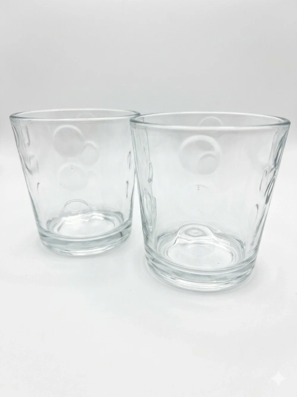 Clear Glass Tumbler Set - 2 Pack. NWOT